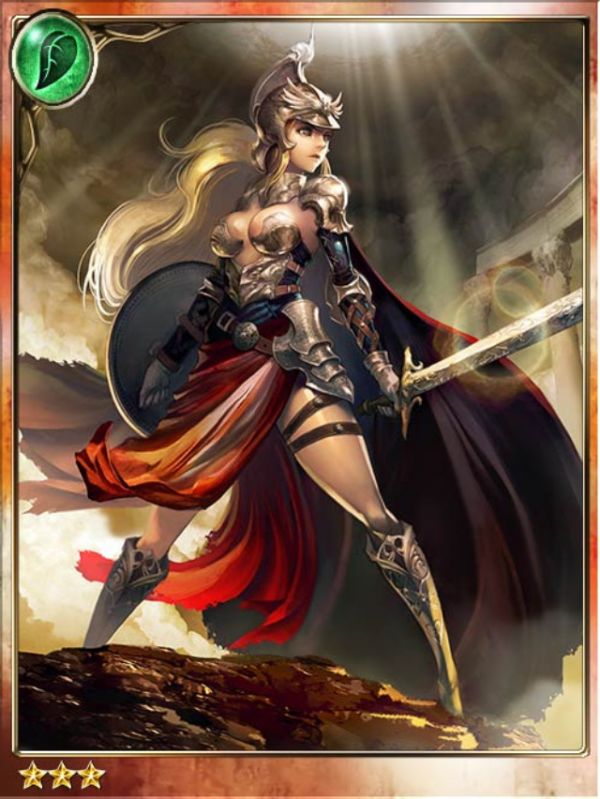 video game art of a blonde female knight in tight boob clinging armor with no straps and her breasts defying gravity